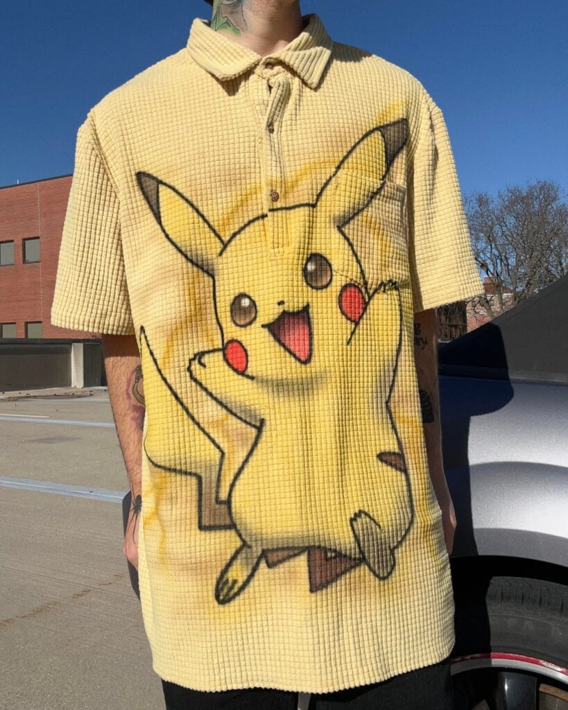 Airbrushed Pikachu Polo! ⚡️