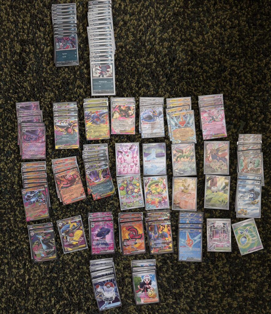 This is what 173 packs of Phantasmal Flames Looks like realistically