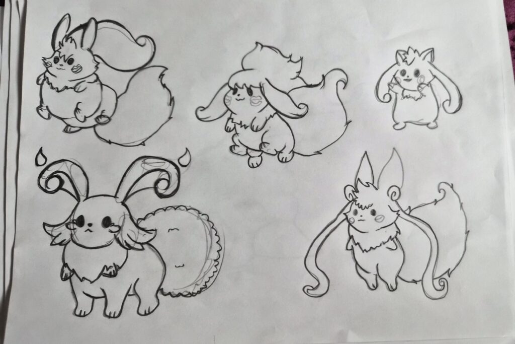 The "pikachu" and "eevee" / "eeveelutions" of my comics