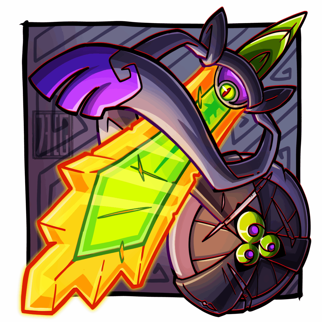 Halloween Ghost Types; Day 17: Polteageist! [OC]