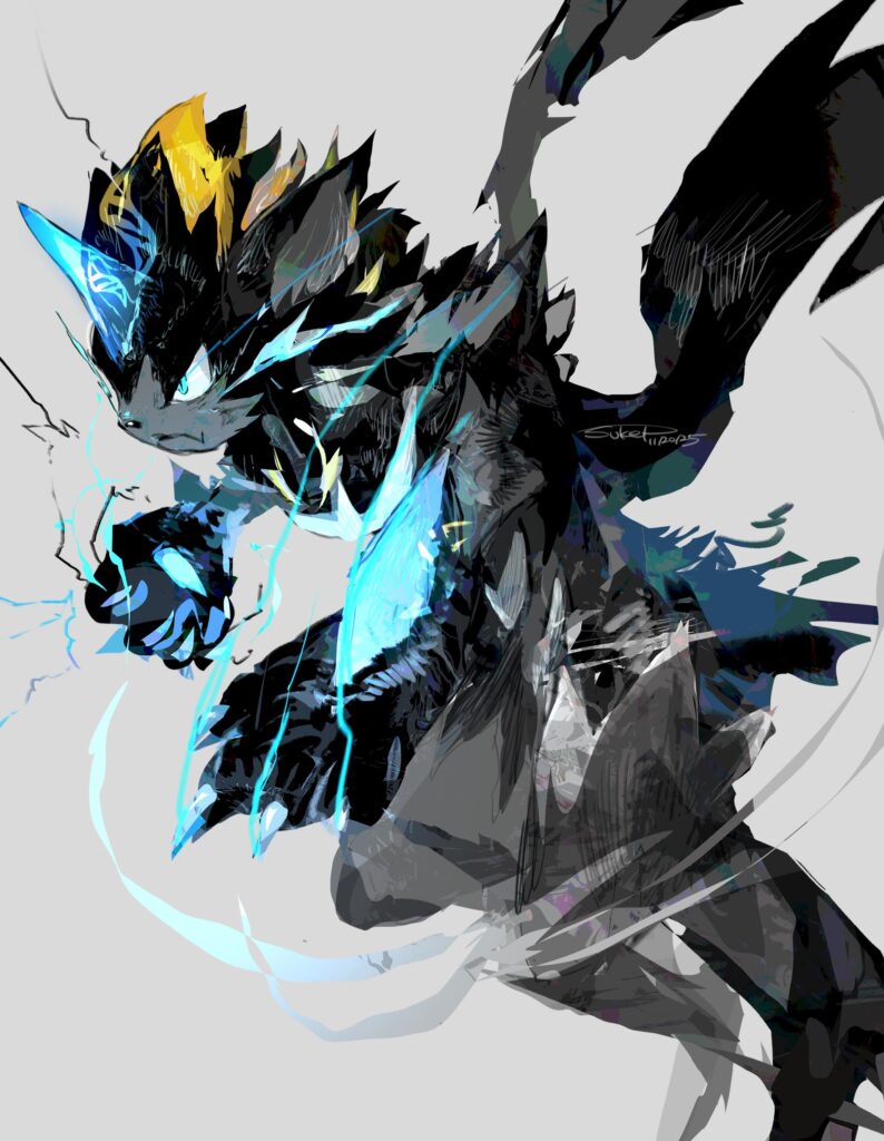 I painted Mega Zeraora! [OC]
