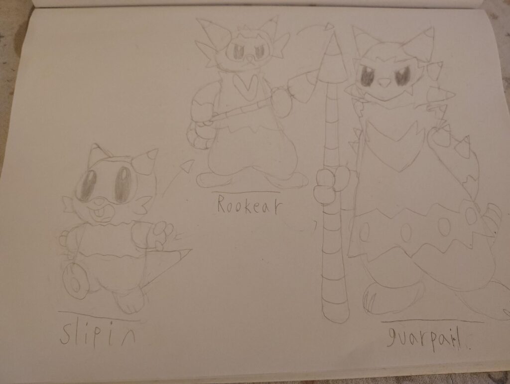 Here is my water starter for my New Jersey based pokémon region