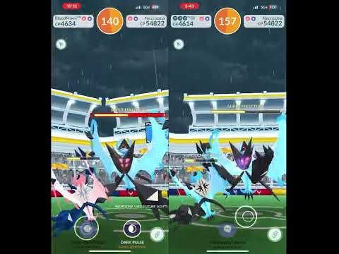Necrozma-Dawn-Wings Solo, No Weather Boost, No AE, Psycho Cut/Future Sight with 2 Necrozmas Only + Shadow Claw/Dark Pulse