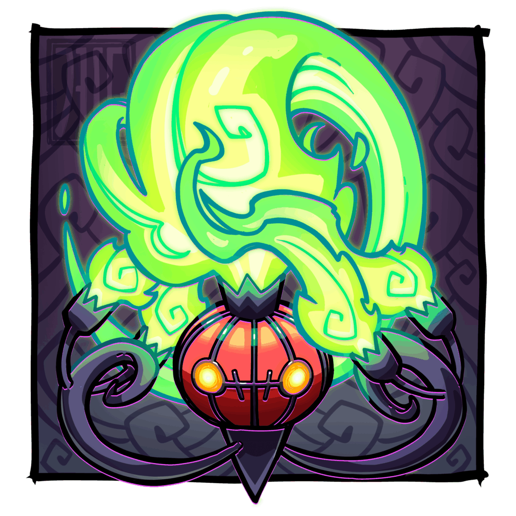Halloween Ghost Types; Day 16: Chandelure! [OC]