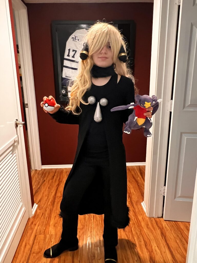 Daughter wanted to be Cynthia for Halloween. A fun project.