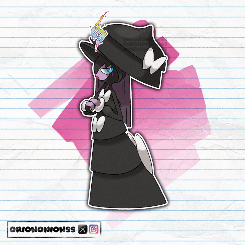 I drew Mega Gothitelle!