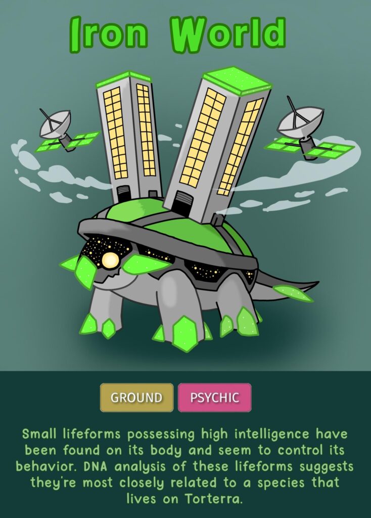 Future Paradox Torterra. Inspired by an ecumenopolis