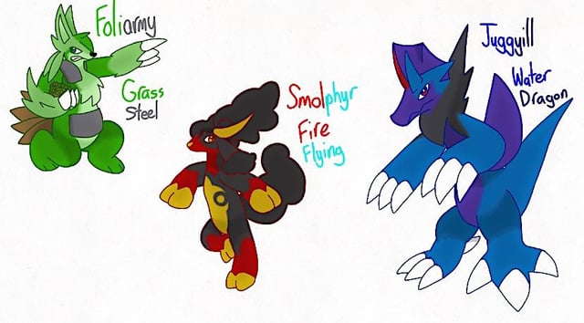 Your starters have fully evolved! Who is your favorite now that you have seen what they evolve into?