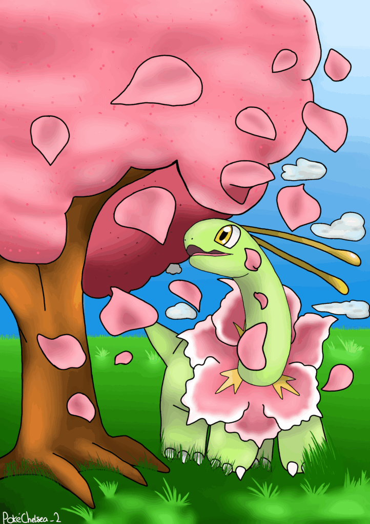 Meganium springtime