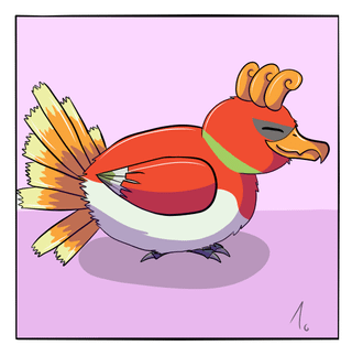 [OC] Lugia imitating Ho-oh