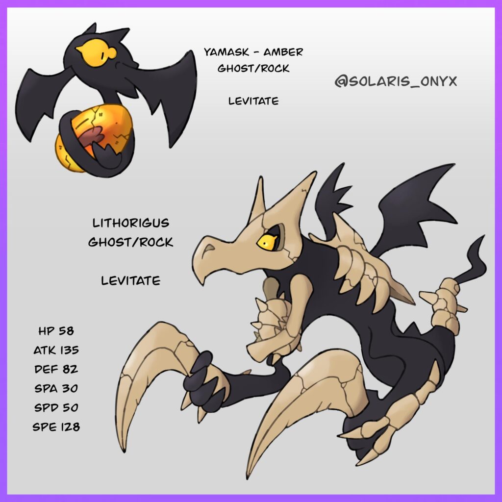 Amber Yamask and Lithorigus