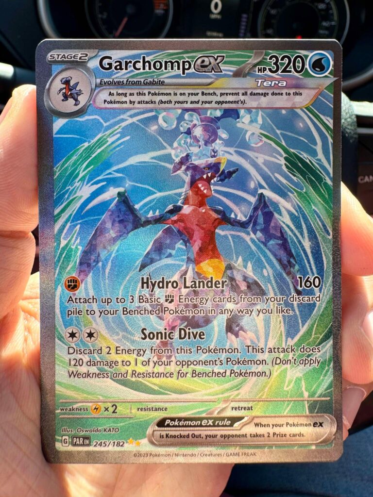 My local Walgreens has been heavily stocked with Triple Whammy tins (Tyranitar, Darkrai, Slaking) for a few weeks now, and after purchasing several over that time, I finally hit something good!