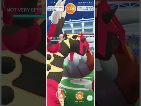 Pokémon Go Heatran Raid Solo (Non Weather Boost)