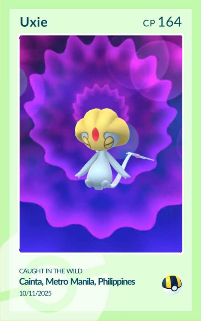 Is Uxie a rare encounter in Pokemon Go?