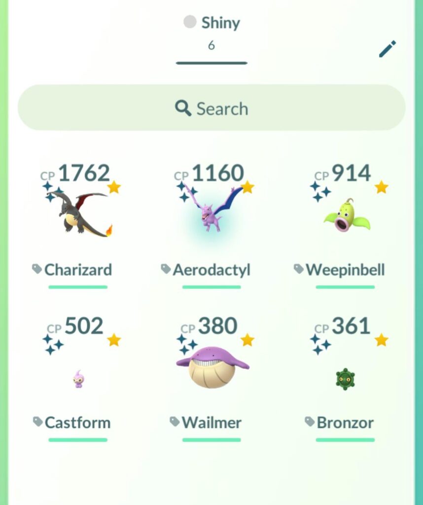 Which is my rarest shiny?