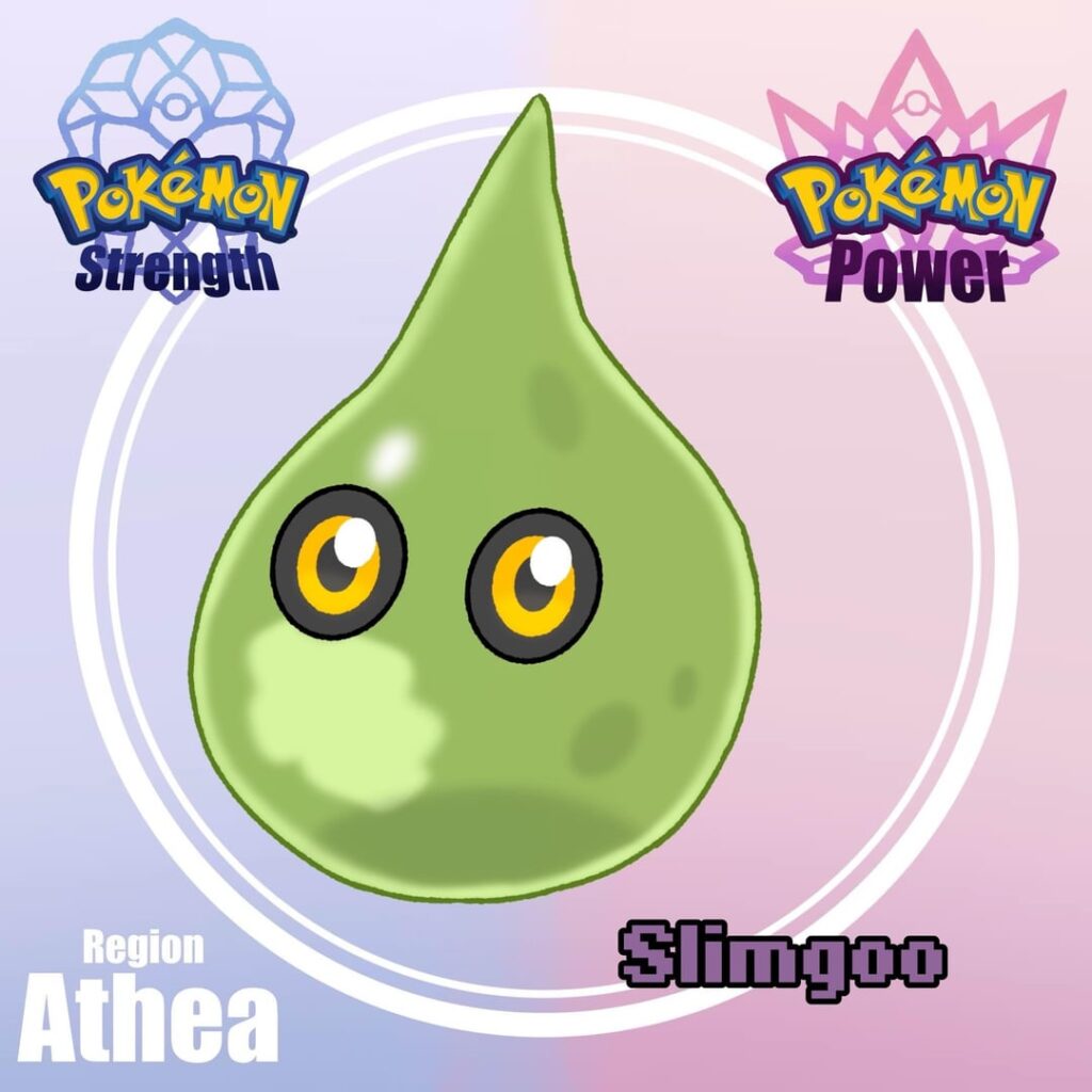 Here’s the slime based pokemon for this region.