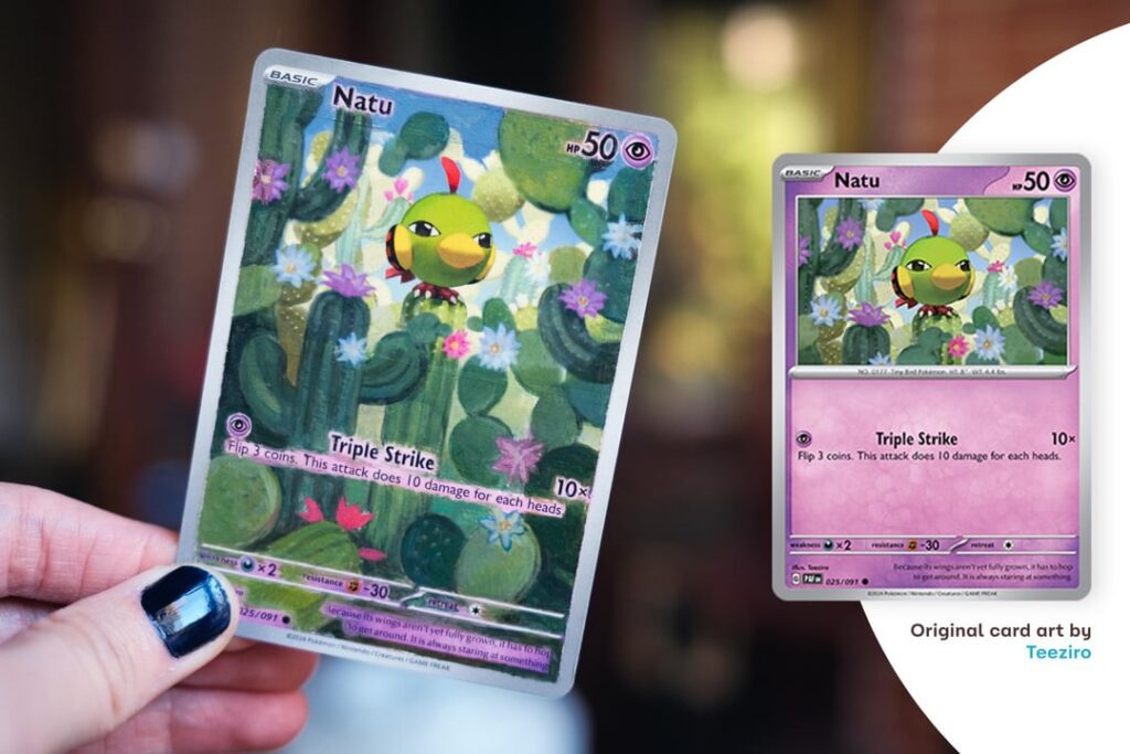 Been having terrible luck with pulls so decided to paint my own full art cards
