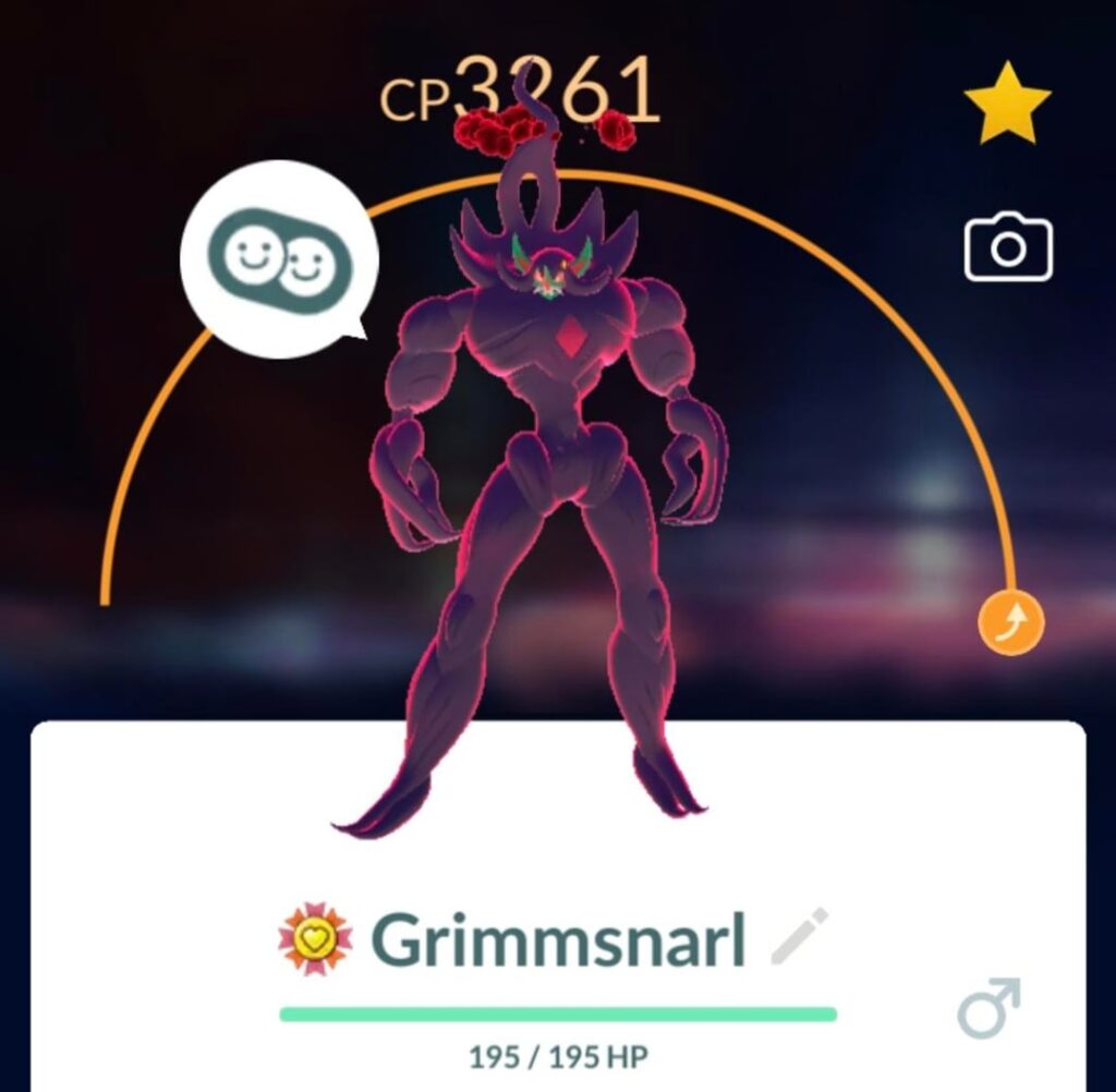 Gigantamax Grimmsnarl best buddy ribbon placement