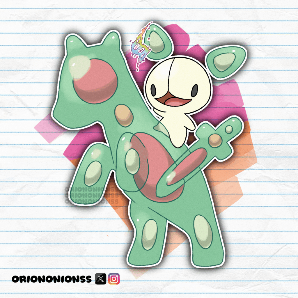I drew Mega Reuniclus!