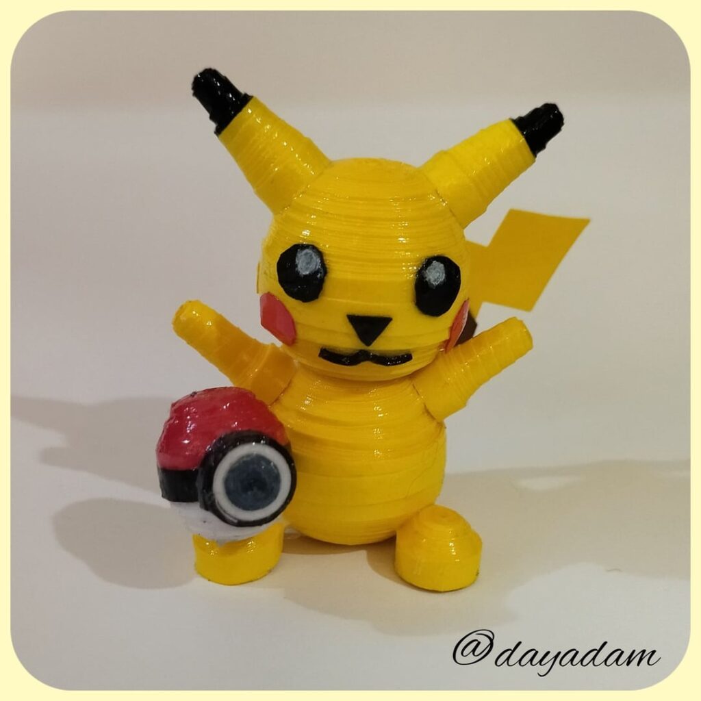 Pikachu 3D Decorative Quilling Technique
