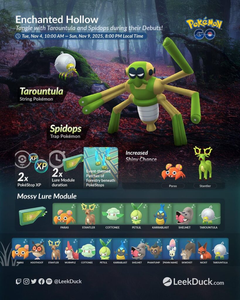 Enchanted Hollow - Event Overview (LeekDuck)