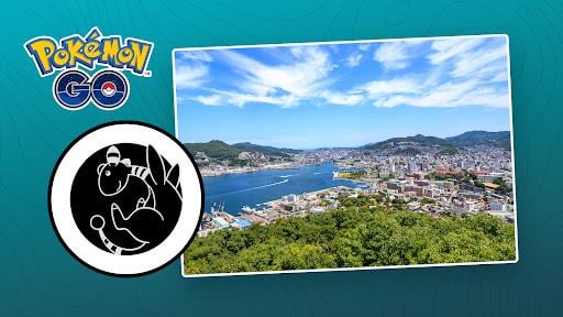 Stamp Rally Nagasaki - Ampharos with BG