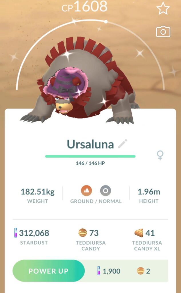 Shiny Event Ursaluna
