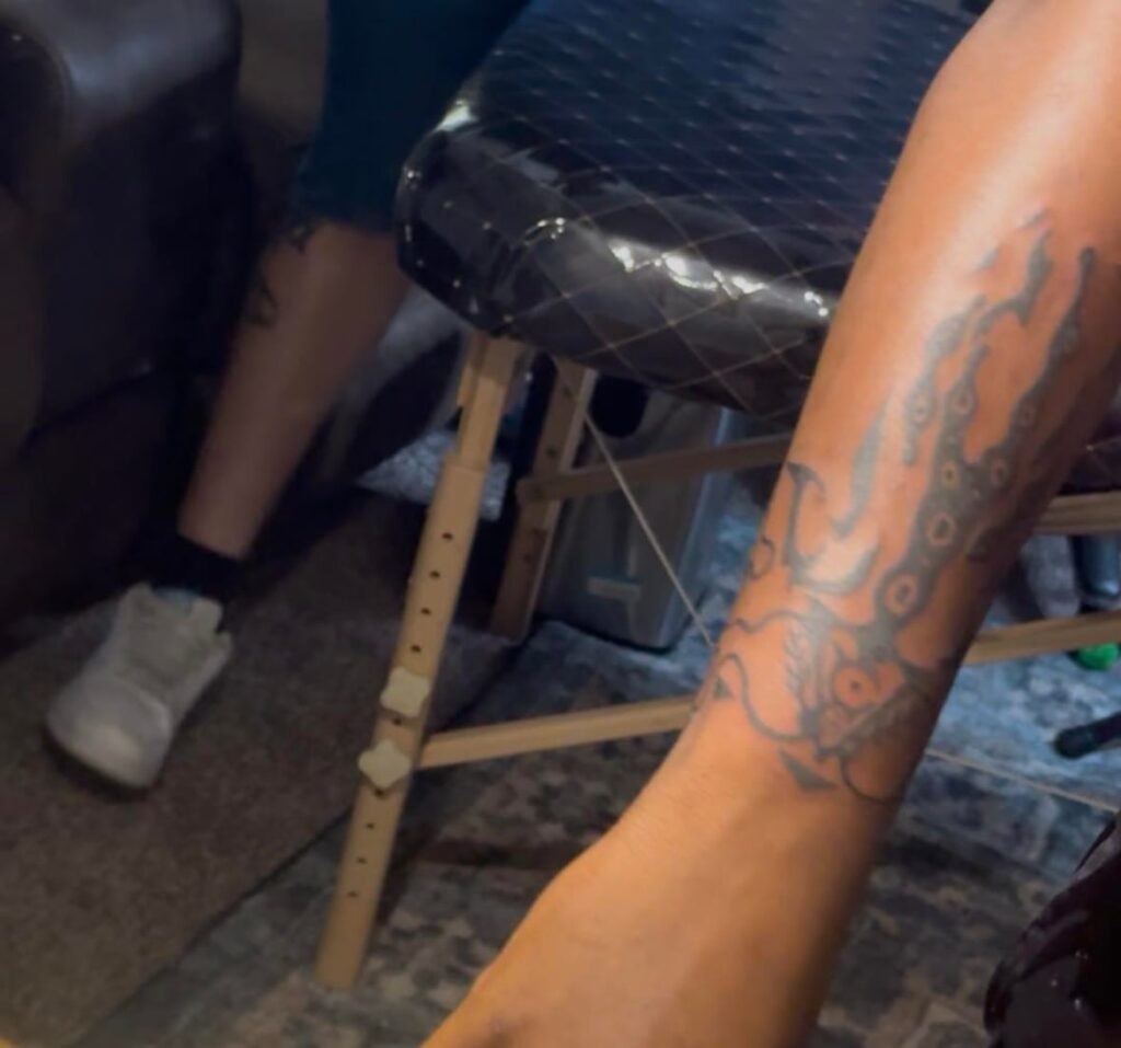 I GOT MY FIRST TATTOO props you if you know what game it’s from