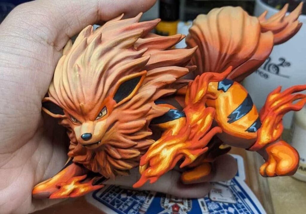 Gifted my boyfriend this handpainted Arcanine figurine. He proposed to me the next day.