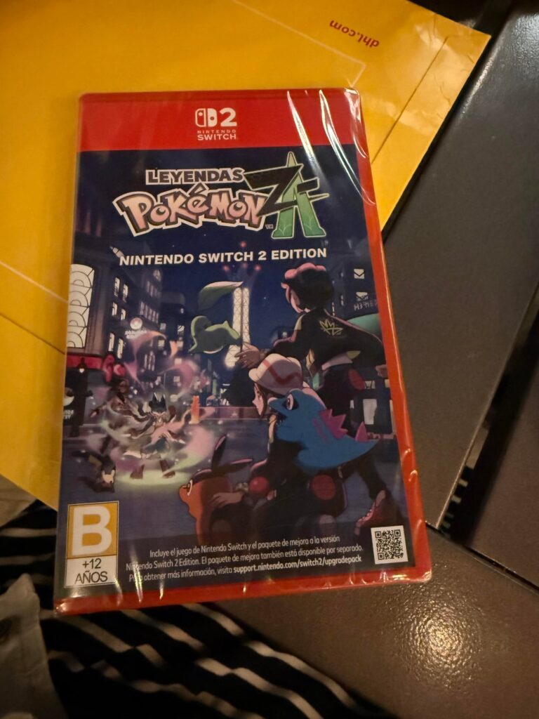After 4 years, I'm going to play Pokémon again! My dad just gave me Pokémon Legends Z-A for my birthday :)