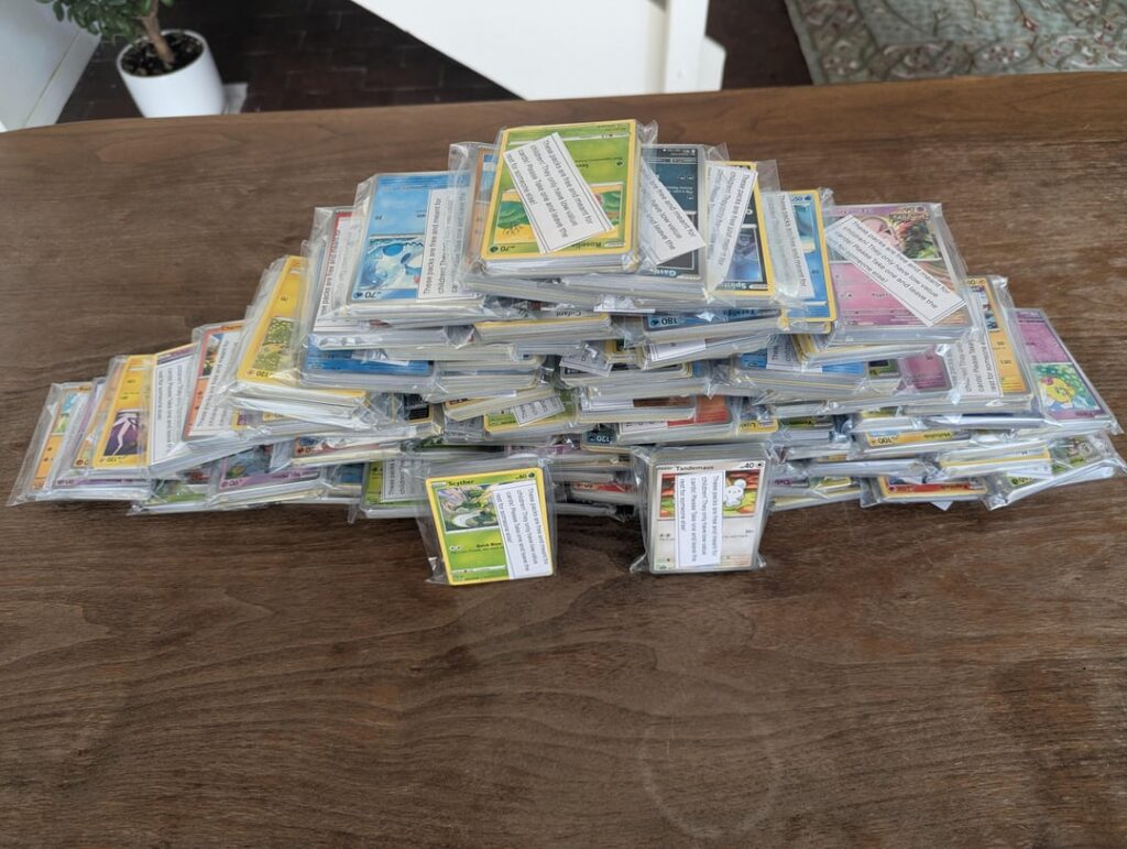 Clearing out bulk by spreading Pokémon joy in Little Free Libraries 🥰