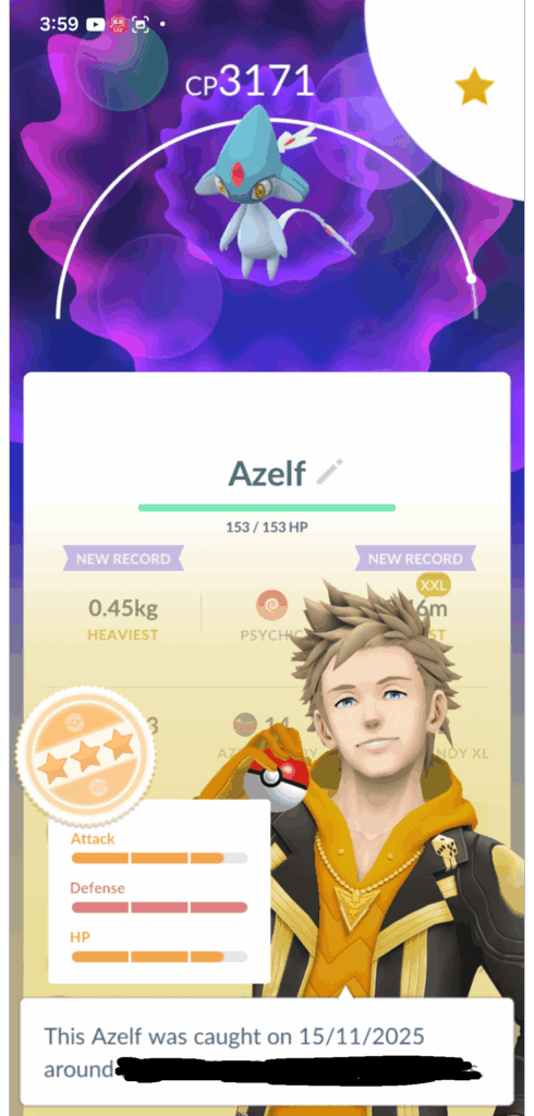 I didn't know Azelf could be mighty