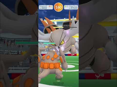 Solo Mega Pinsir Raid in Pokemon Go (No Dodging)