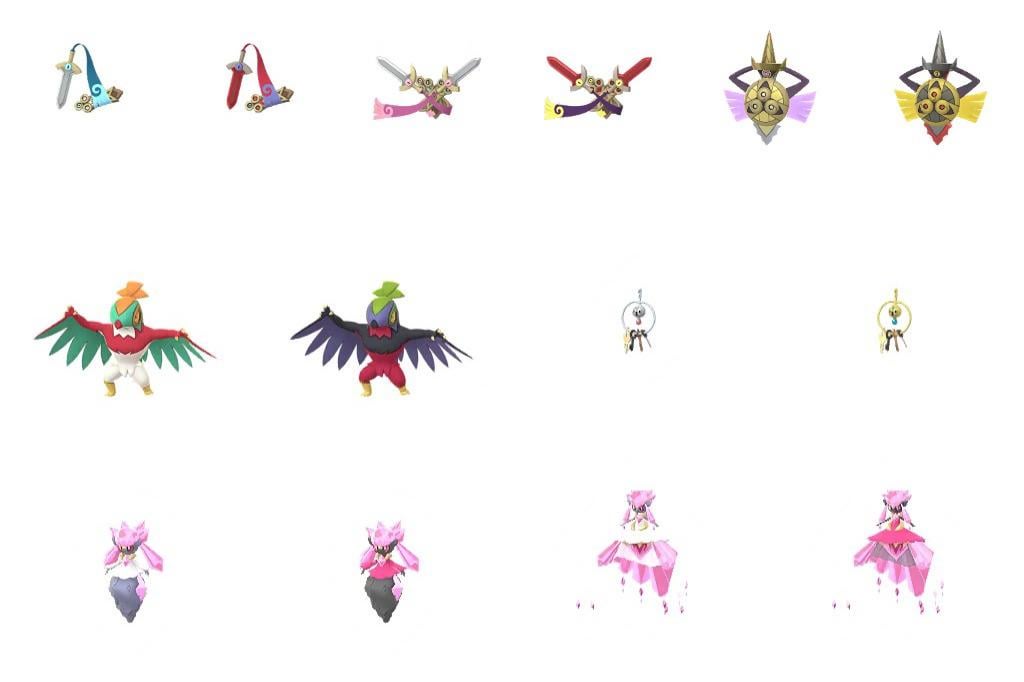 Kalos Tour New Shinies Comparison