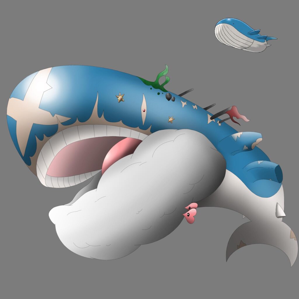 Deviant Pokemon : Sea Emperor Wailrod