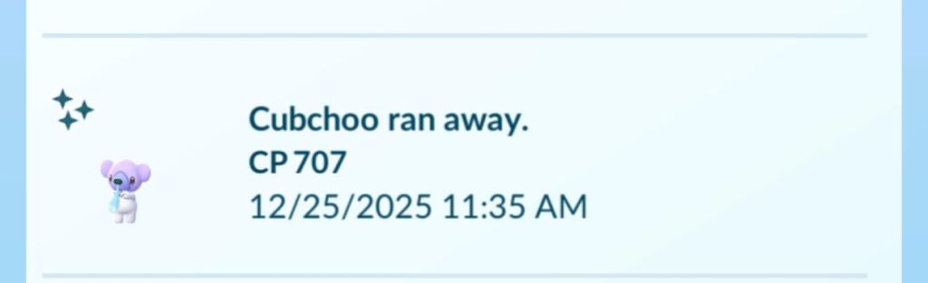 first shiny fail