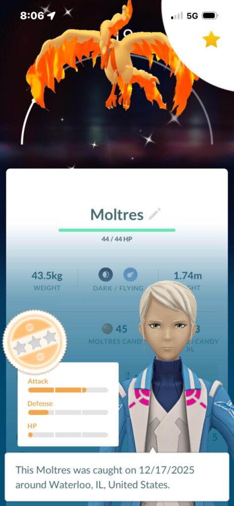 First Shiny Galar Bird