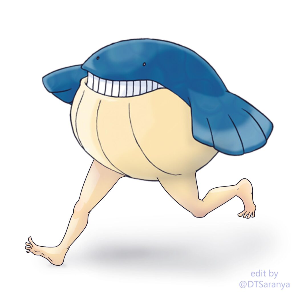 Hi. I gave Wailmer legs.