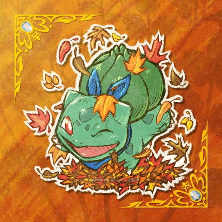 Bulbasaur's Autumnal Glee (OC)