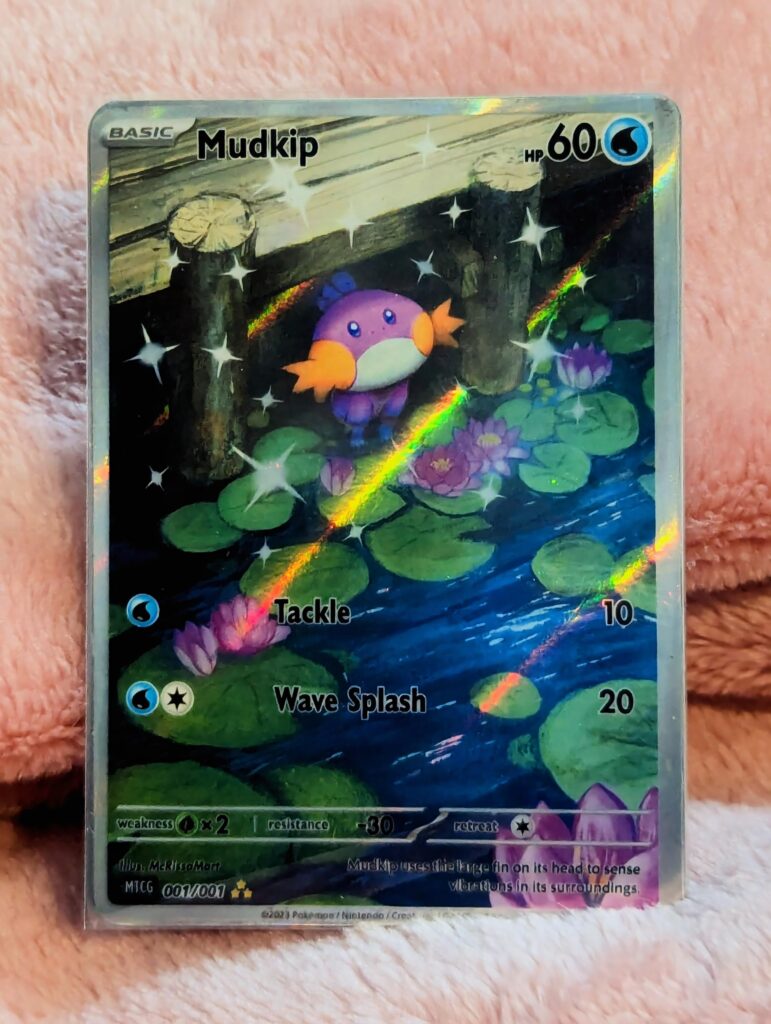 My custom shiny Mudkip