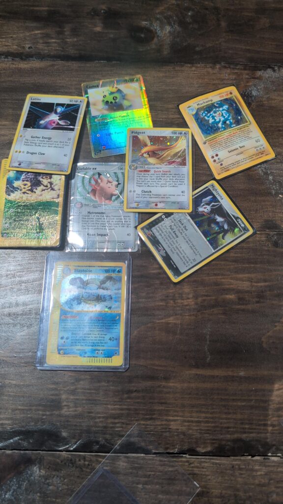 A lesson to those who aren't careful storing cards
