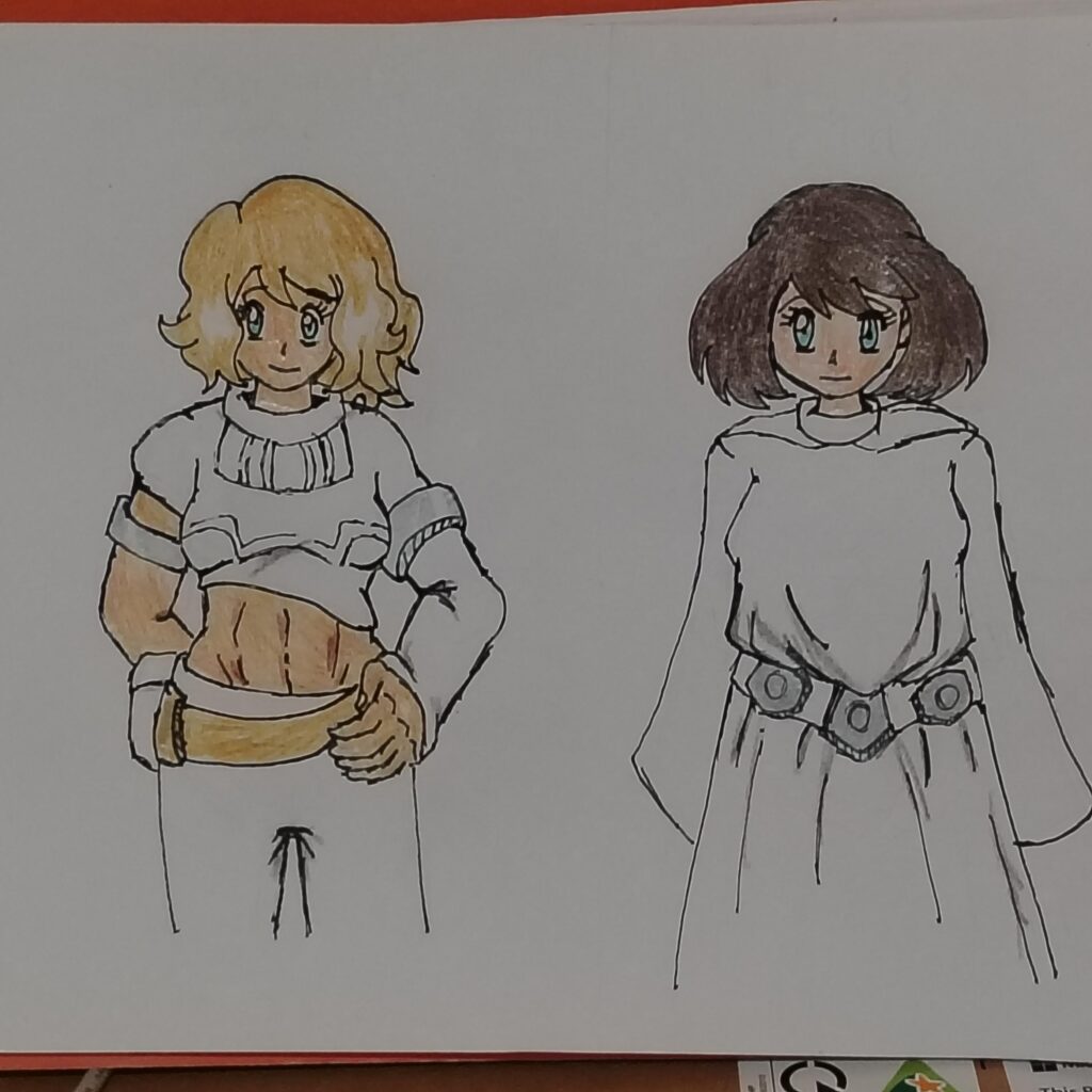 [OC] - Serena and May as Padmé and Leia🚀👸👸 By Me