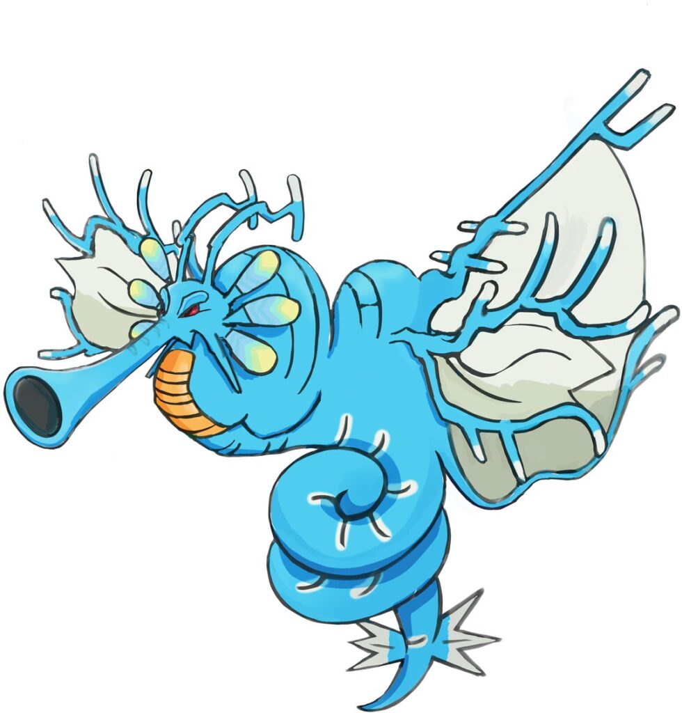 My concept of Mega Kingdra.