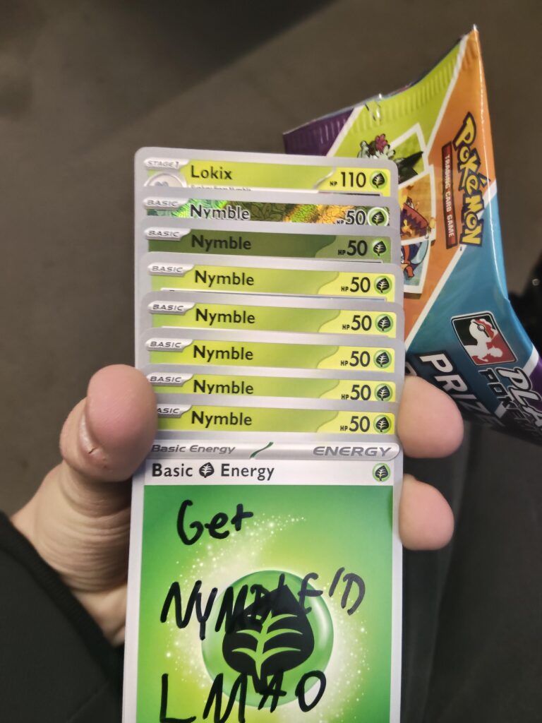 When you wanted to make an april fools pack for an lcs but newest release allowed you to make one in december