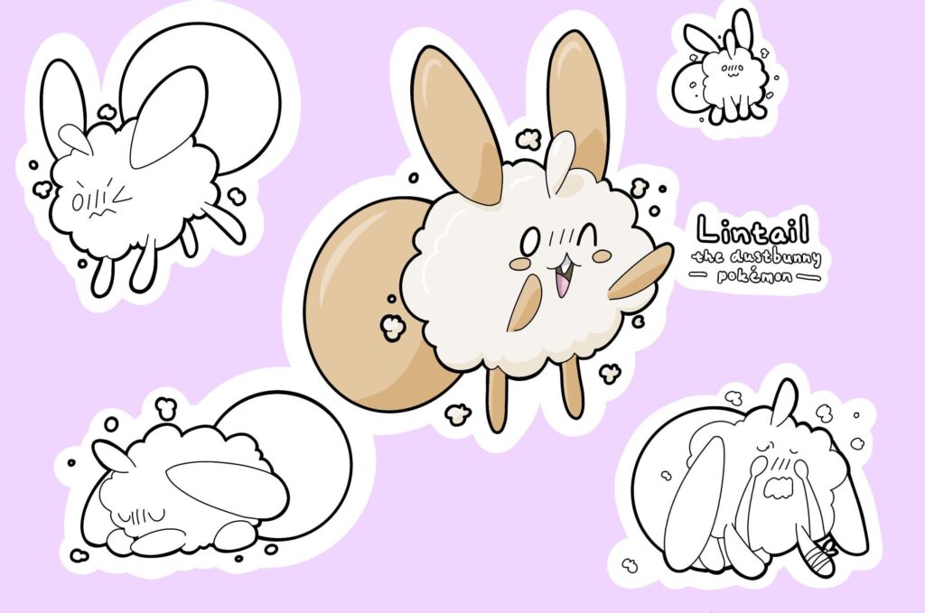 Lintail- the dust bunny pokemon