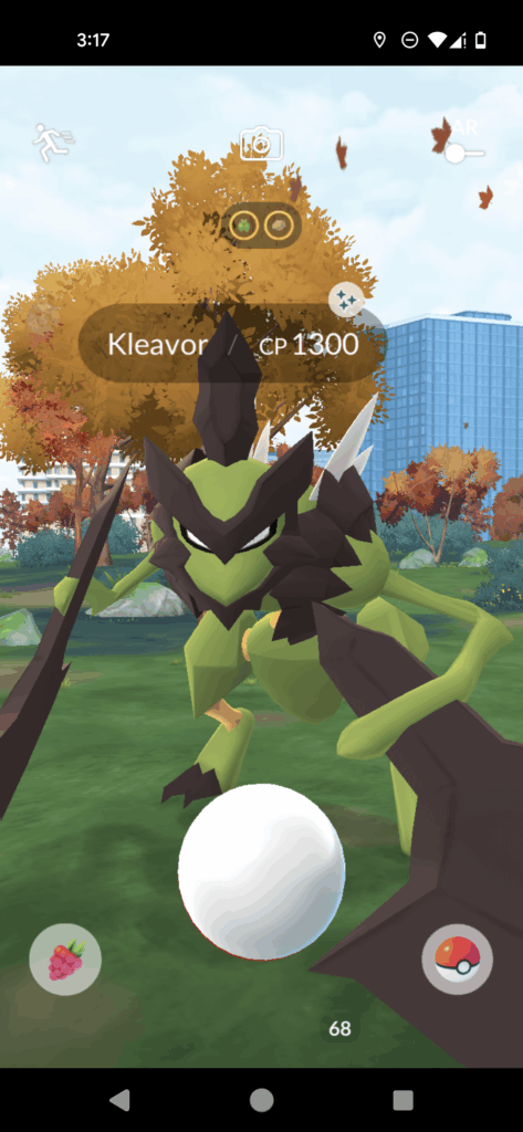 Shiny Kleavor from GO pass!!!!