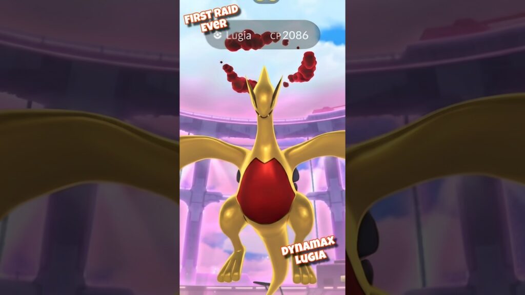 First Ever Dynamax Lugia Raid in Pokemon Go #pokemongo #pokemon #youtubeshorts