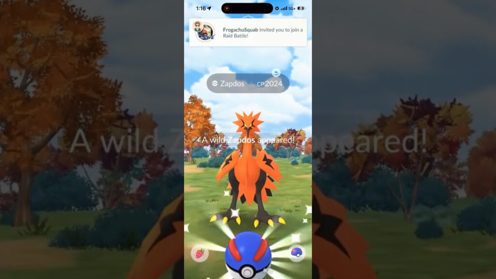 Galarian Zapdos ENCOUNTER In Pokemon Go, But Did It CATCH?! #shorts #pokemon