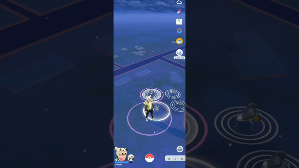 Mickey Mouse catches a shiny Nymble(pokemon go)