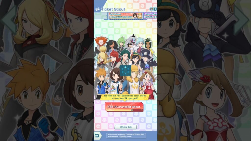 Fair-Guaranteed Scout | Pokemon Masters EX | #pokemon #pokemonmasterex #pokemonmasterday